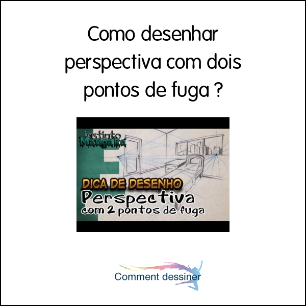 Como desenhar perspectiva com dois pontos de fuga